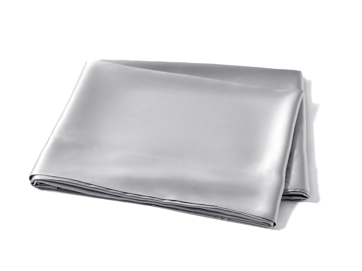 22 Momme Silk Flat Sheet - Silver