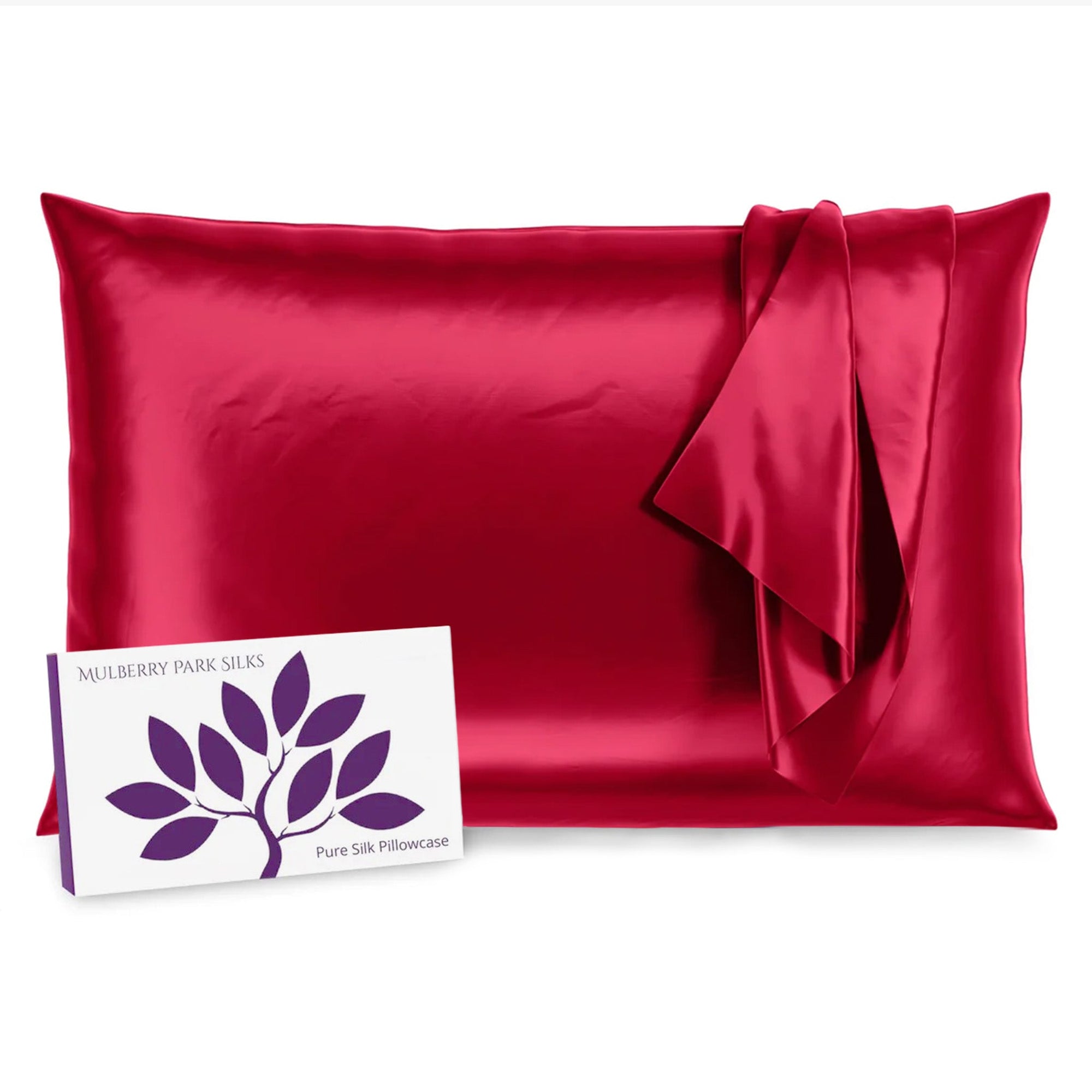 100% Pure Mulberry Silk Pillowcase for Hair & Skin - 22 Momme 6A High-Grade  Fibers - Anti-Aging, Anti-Sleep Crease, Cooling Satin Pillowcases with