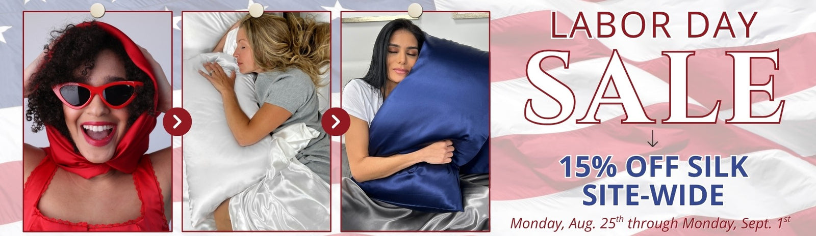 Labor Day mulberry silk sheets sale