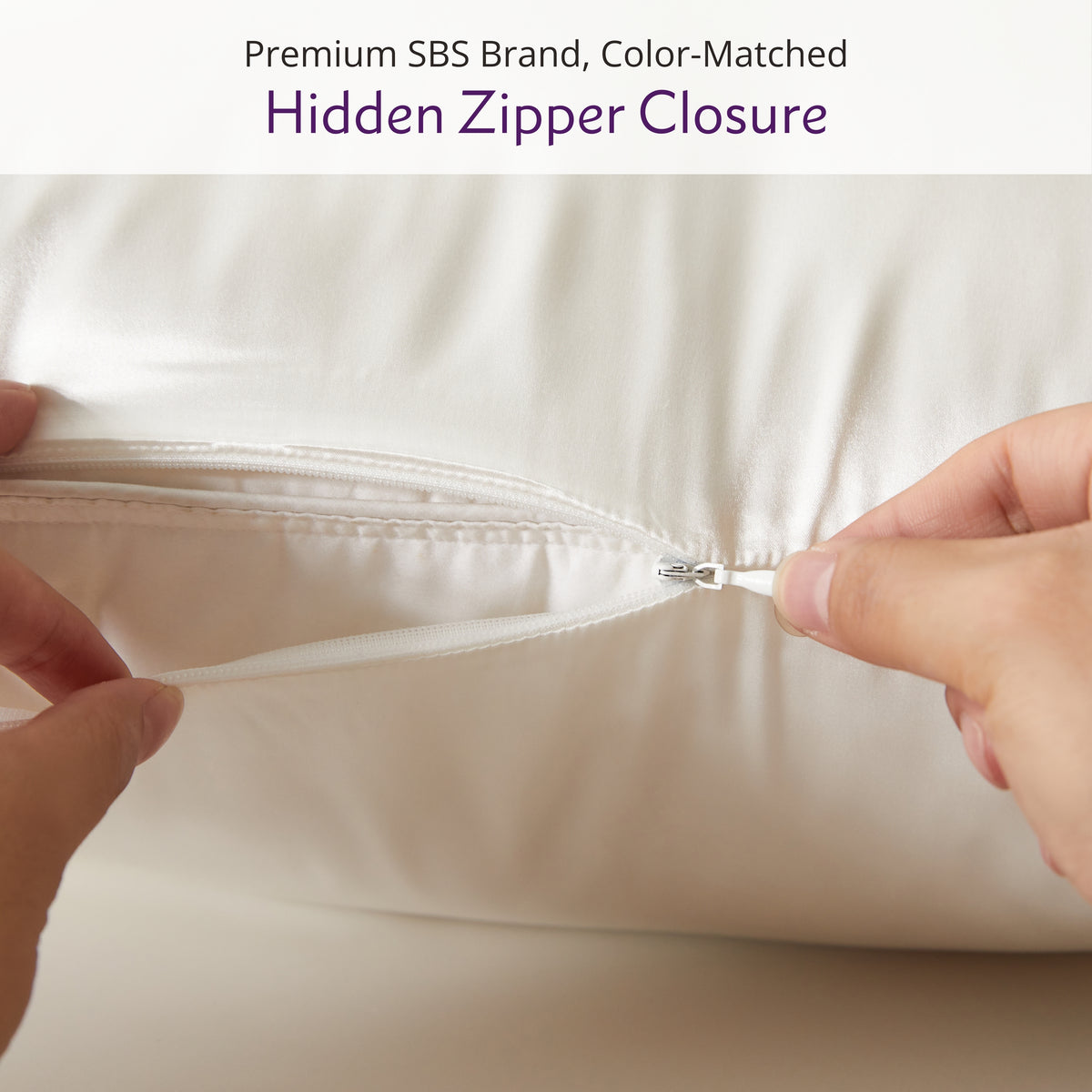 Zipper Closure – 2.5A Quality Mulberry Silk Pillowcase with Secure Closure