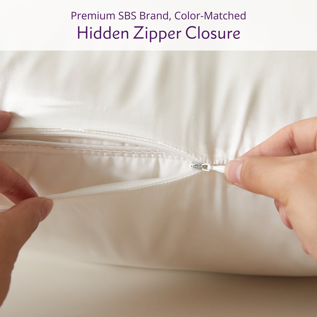 Zipper Closure – 2.5A Quality Mulberry Silk Pillowcase with Secure Closure