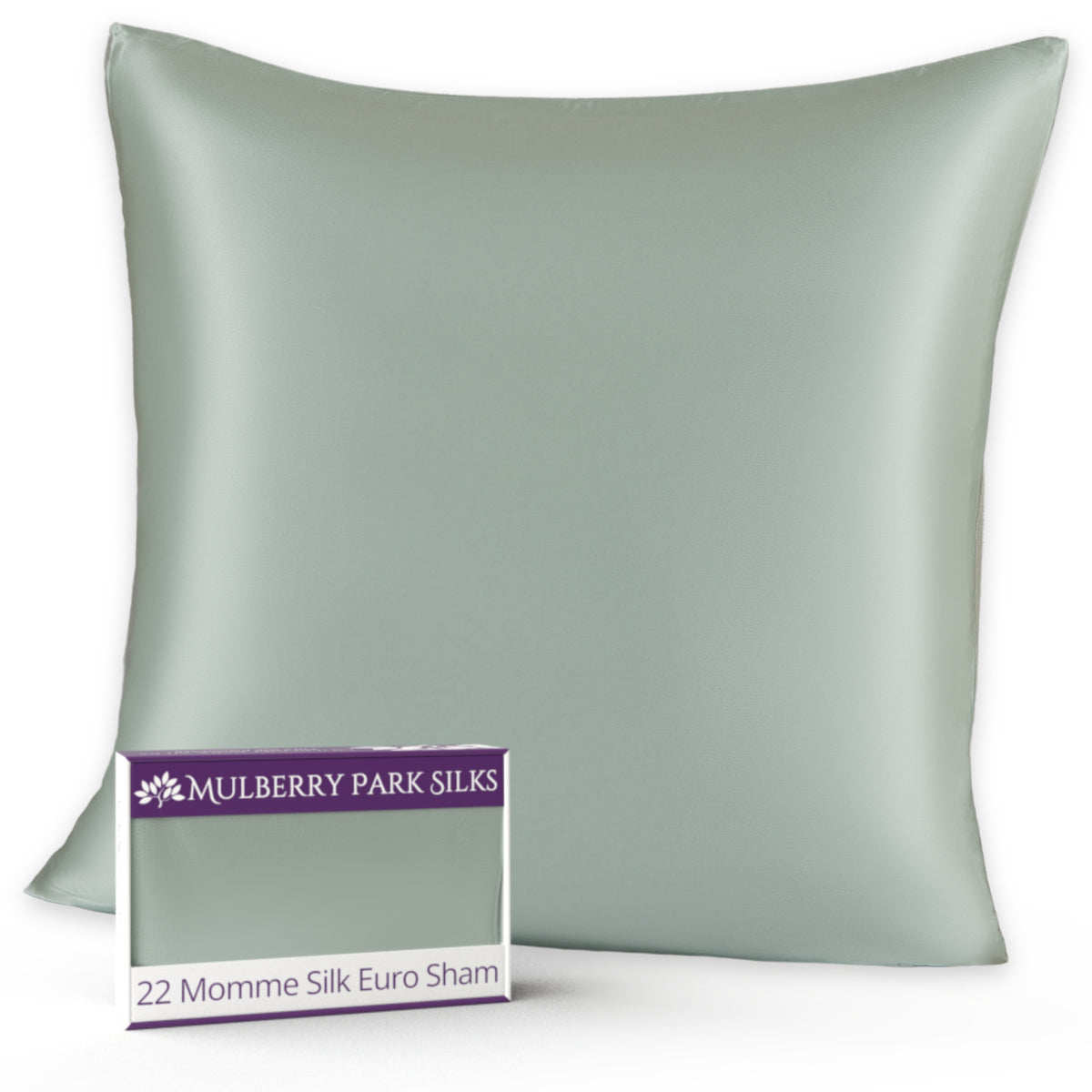 22 Momme Silk Euro Sham - Sage