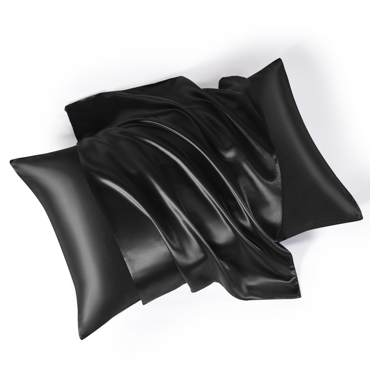 22 Momme Silk Pillowcase - Black