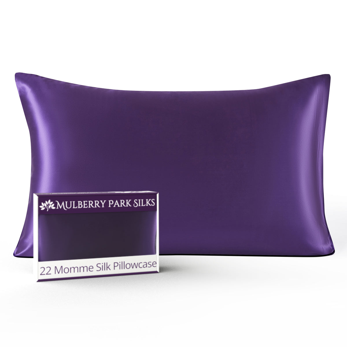 22 Momme Silk Pillowcase - Plum