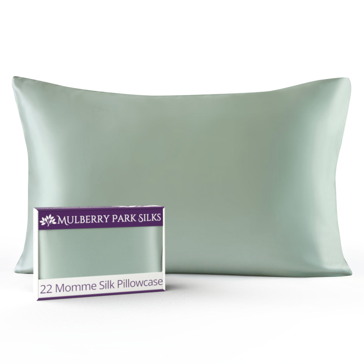 22 Momme Silk Pillowcase - Sage