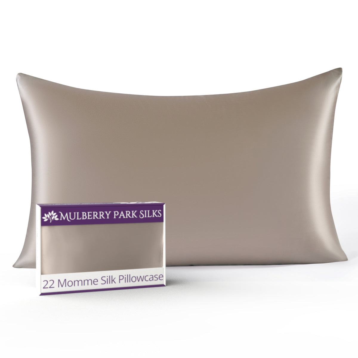 22 Momme Silk Pillowcase - Taupe