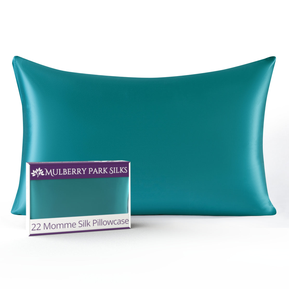 22 Momme Silk Pillowcase - Teal