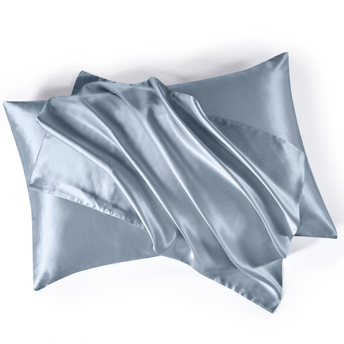 22 Momme Silk Pillowcase - Steel Blue