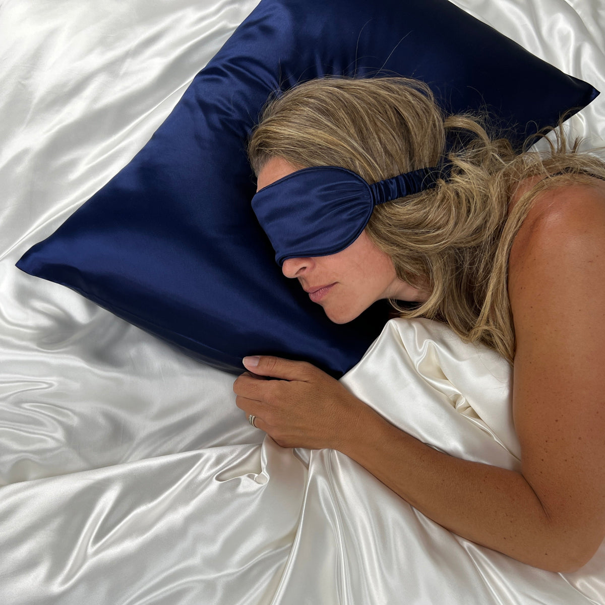 30 Momme Silk Pillowcase - Navy