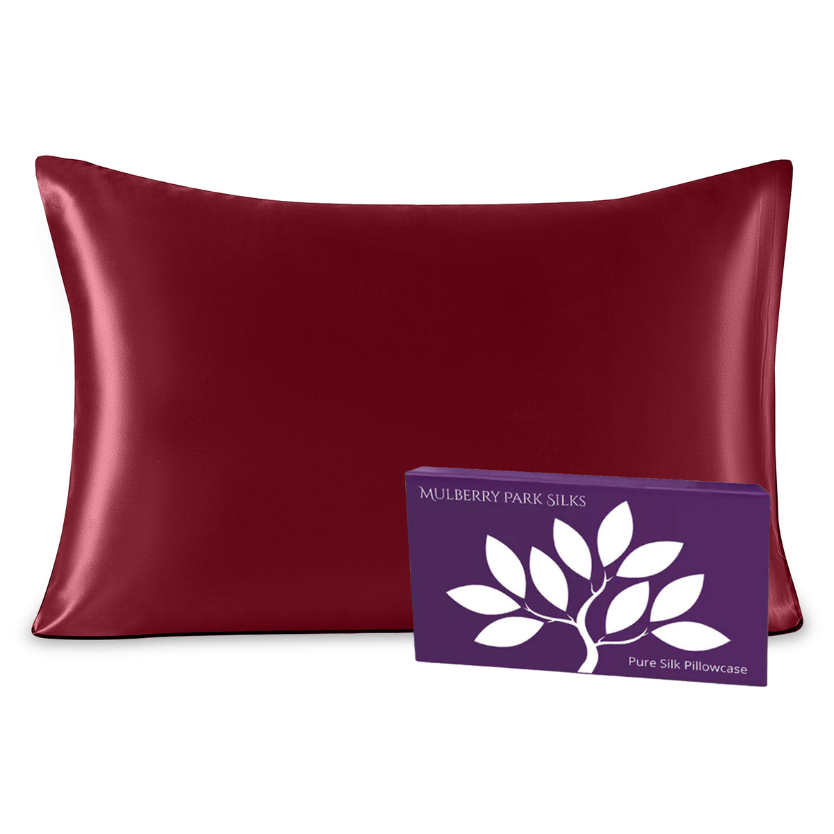 22 Momme Silk Pillowcase - Cabernet