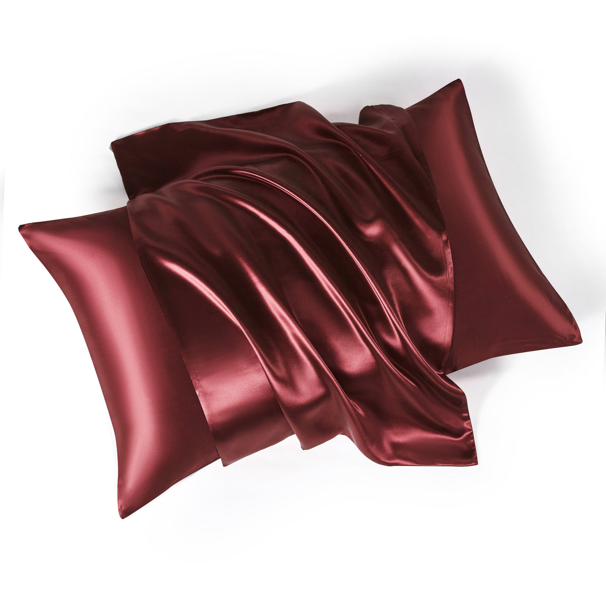 22 Momme Silk Pillowcase - Cabernet