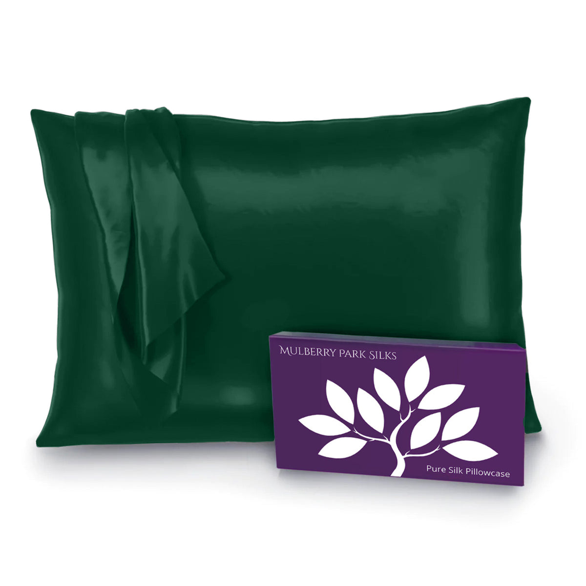 22 Momme Silk Pillowcase - Eden Green