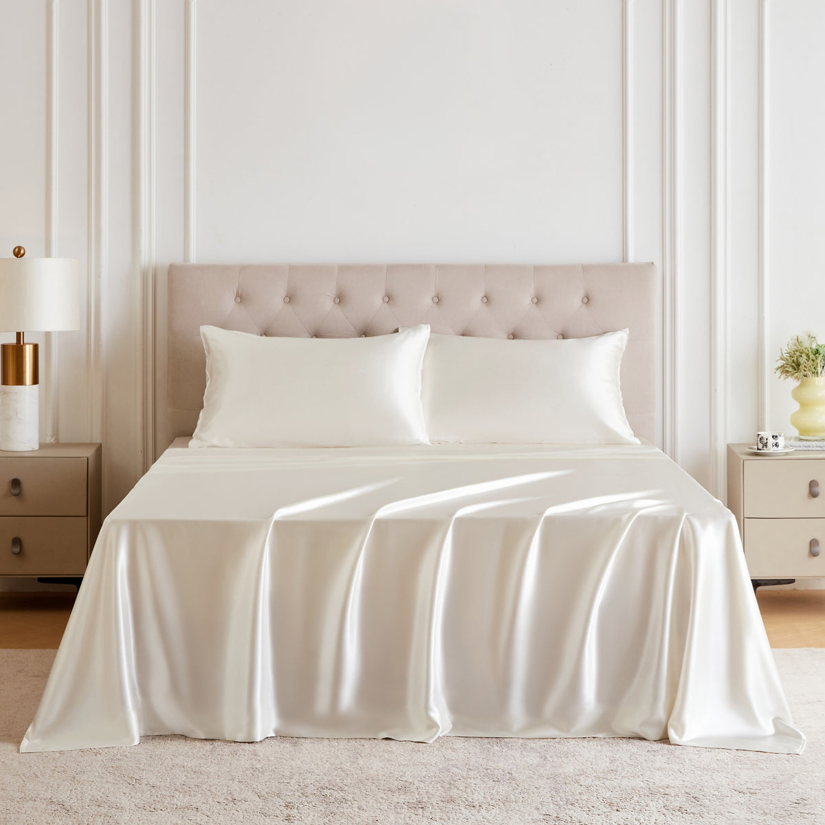 30 Momme Silk Sheet Set - Ivory