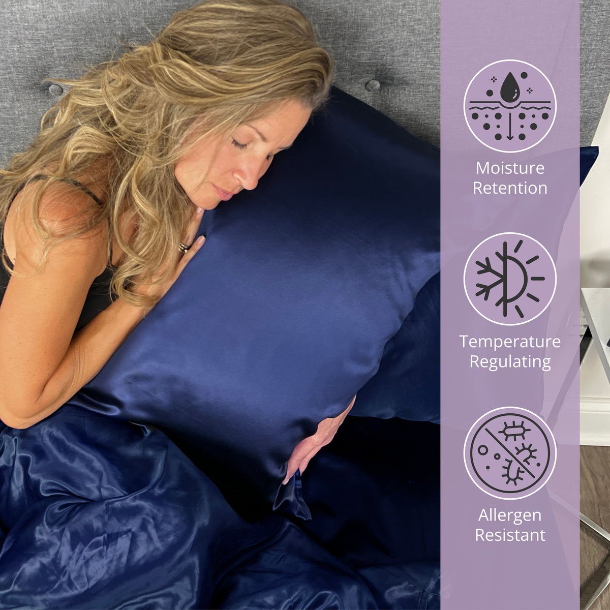 30 Momme Silk Sheet Set - Navy