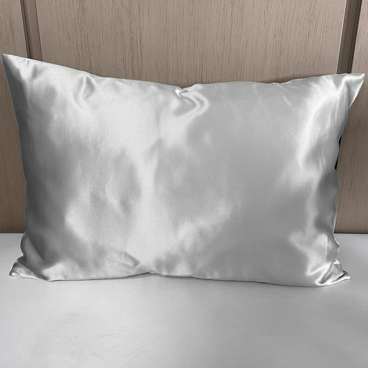 Pure Silk Toddler Pillowcase - Sleepy Silver