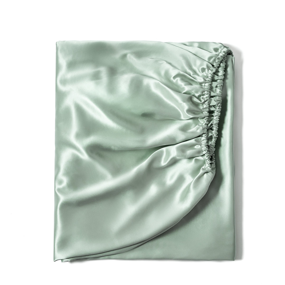 22 Momme Silk Fitted Sheet - Sage