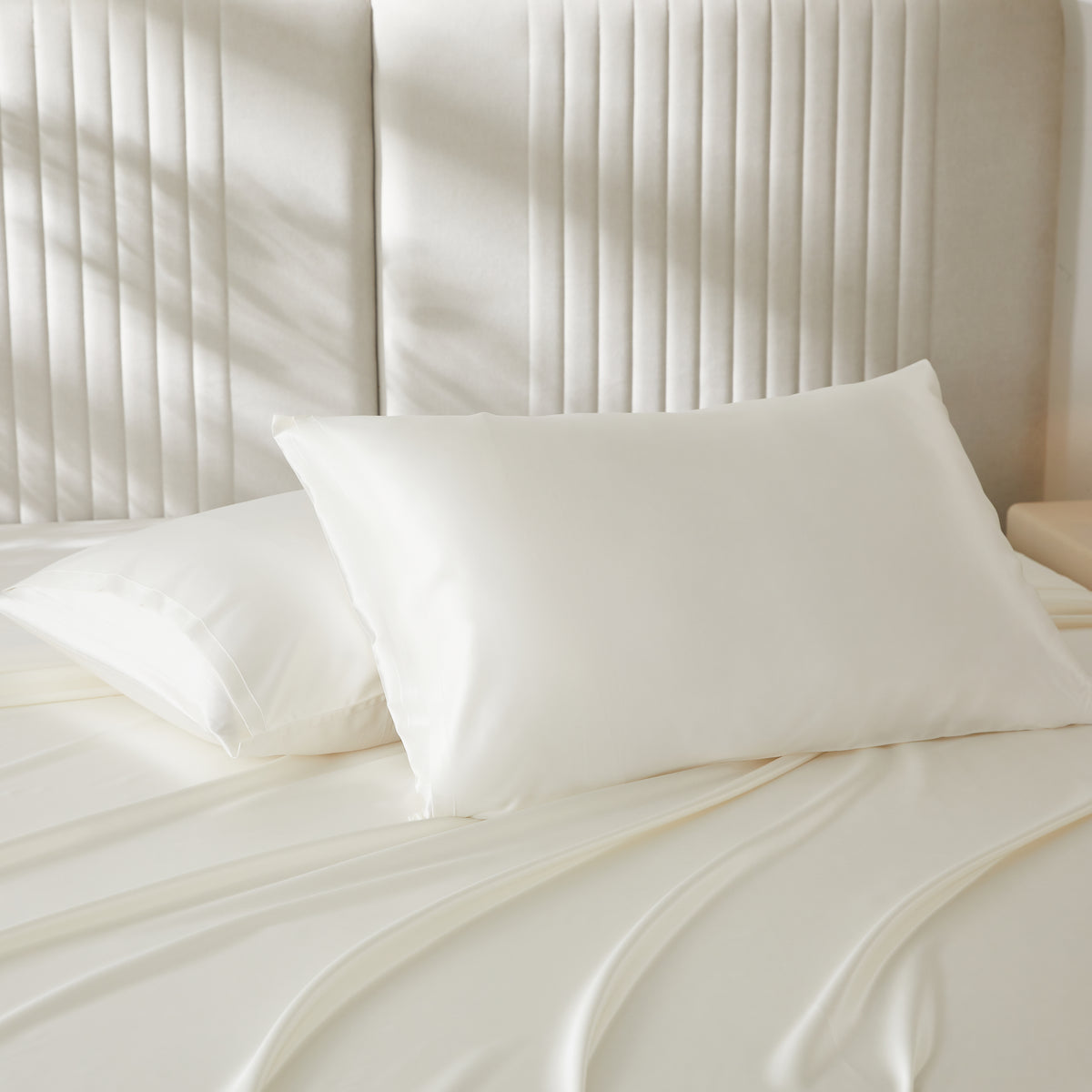 22 Momme Silk Sheet Set - Ivory