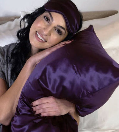 Slip Silk Sleep Mask Plum