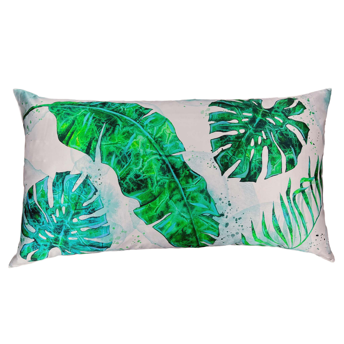 Tropical Palms Silk Pillowcase from Mulberry Park Silks